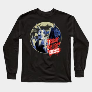 Friday the 13th Peewee Herman Long Sleeve T-Shirt